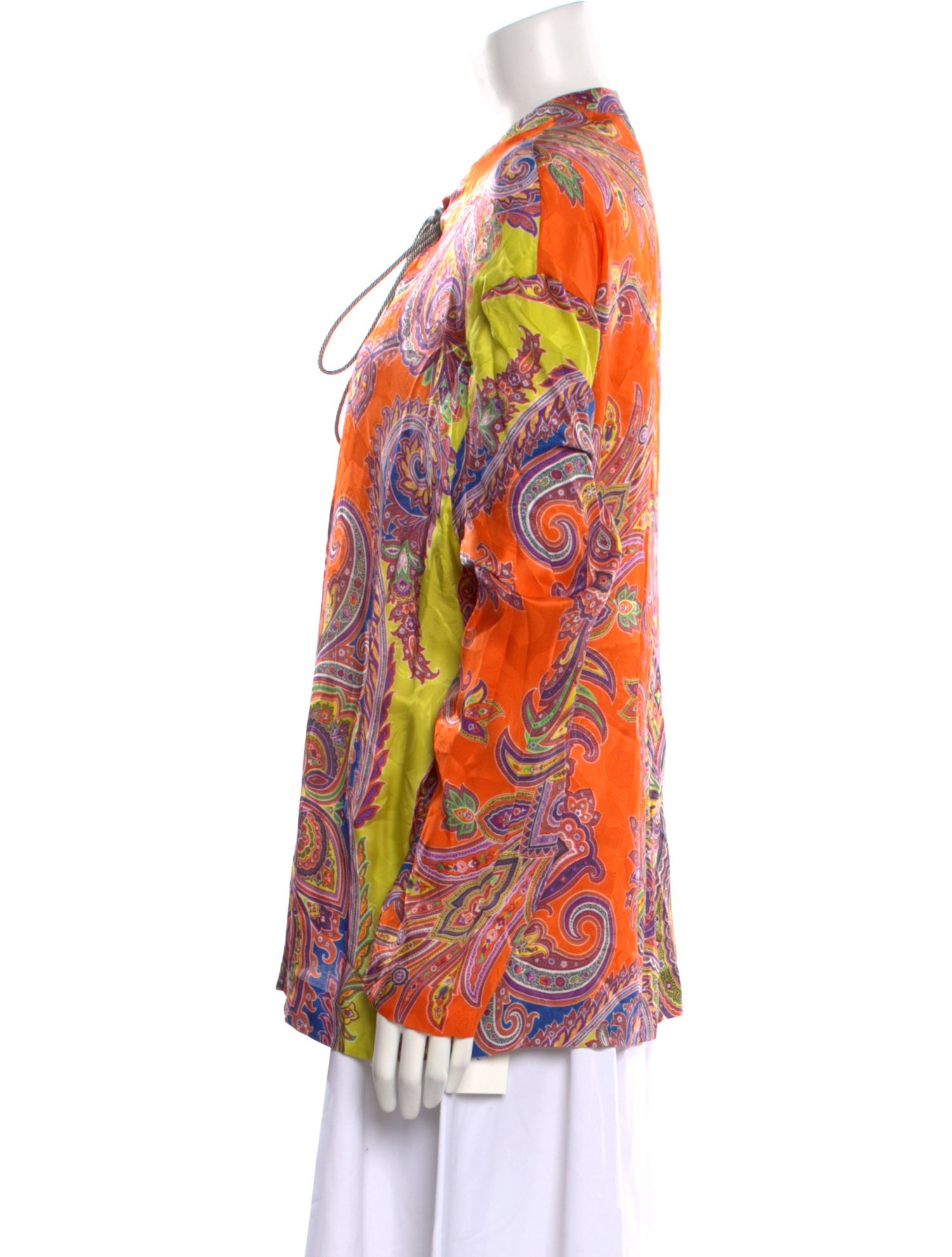 Etro Silk Paisley Print Blouse